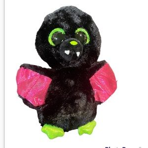 TY Beanie Boo ‘retired’ 6” glitter Halloween Igor the Black Bat